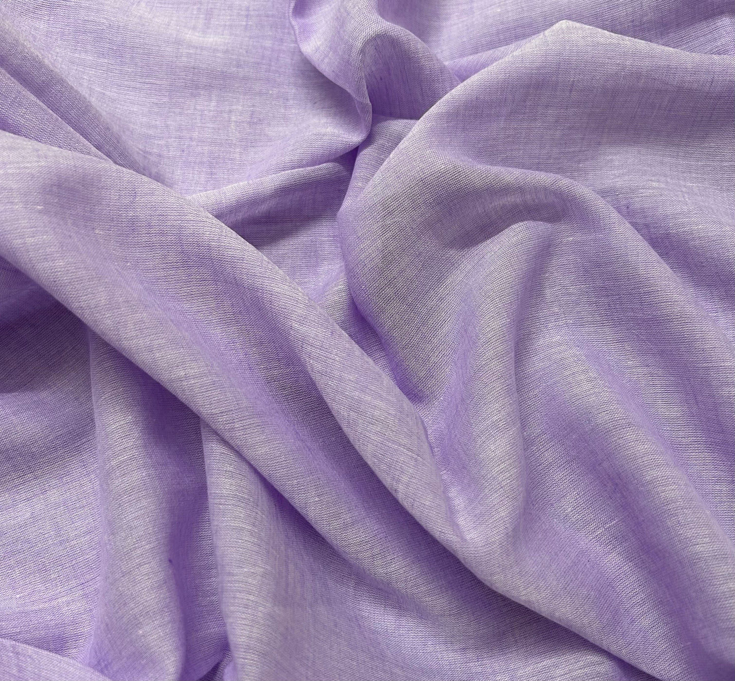 Lavender mulmul saree