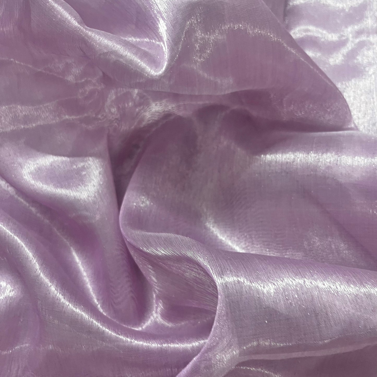 Mauve maheshwari tissue silk saree with zari pattern on pallu
