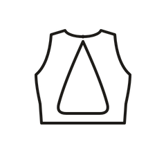 Triangle window back