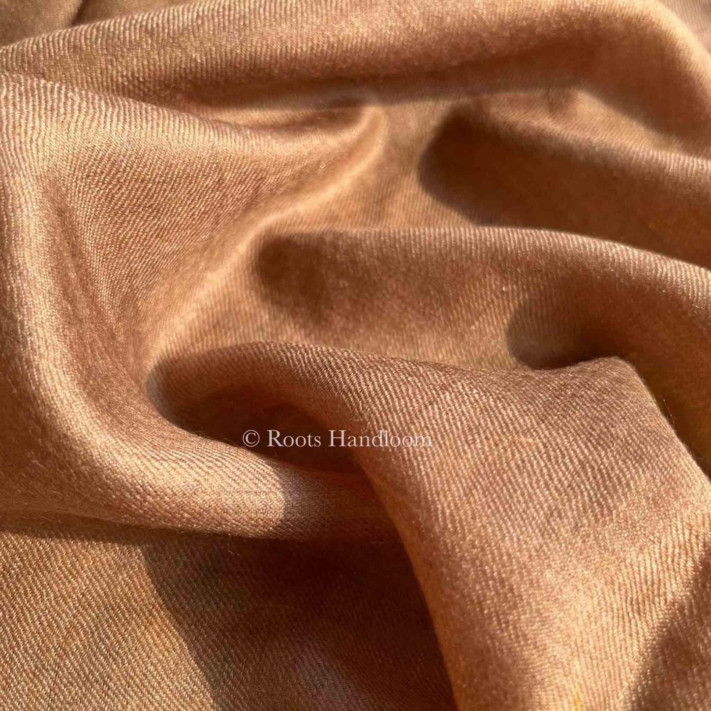 Beige Brown Pashmina Stole with Hashi Dar Embroidery